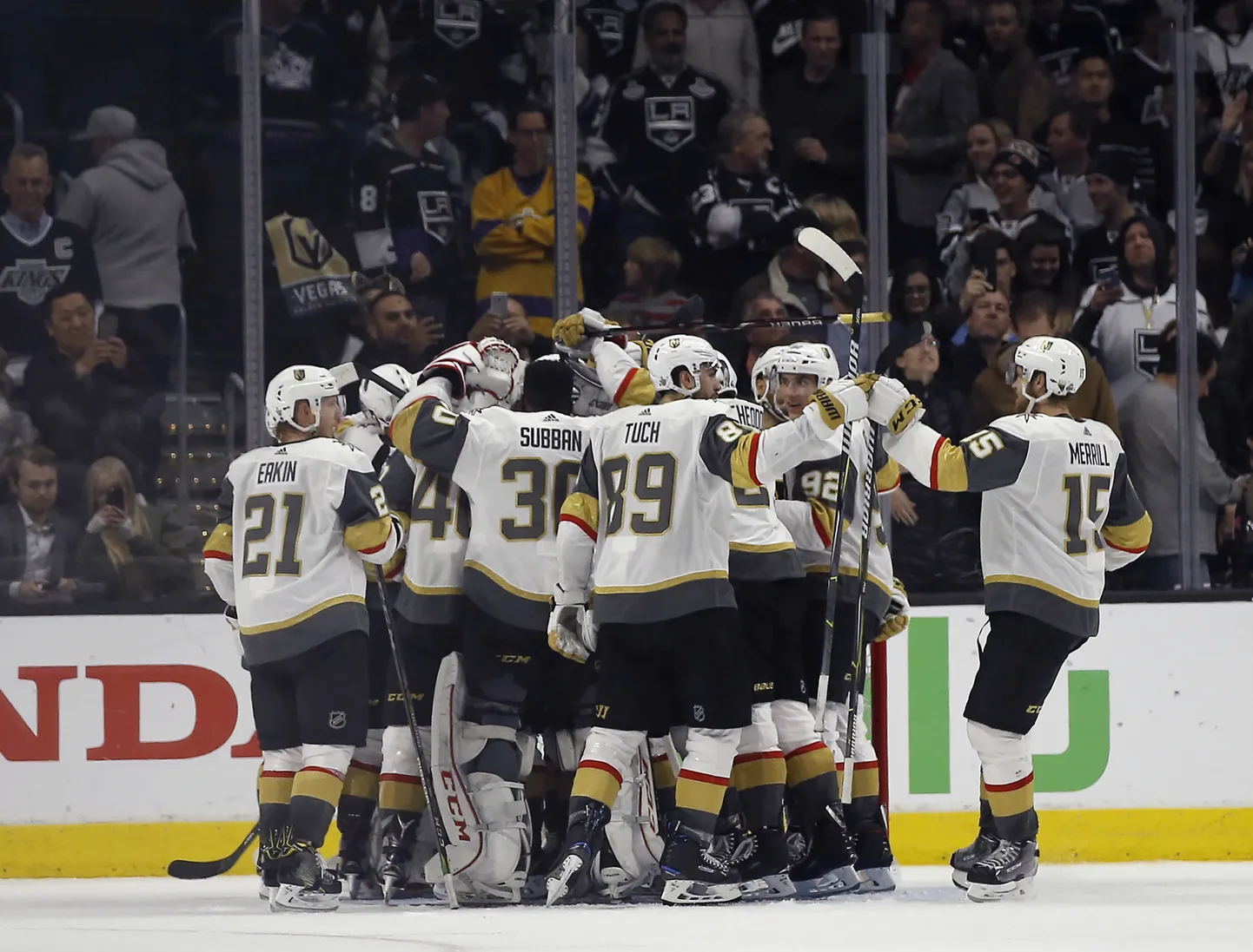 Vegas Golden Knights võib asuda rahulikult teise ringi duelliks valmistuma.