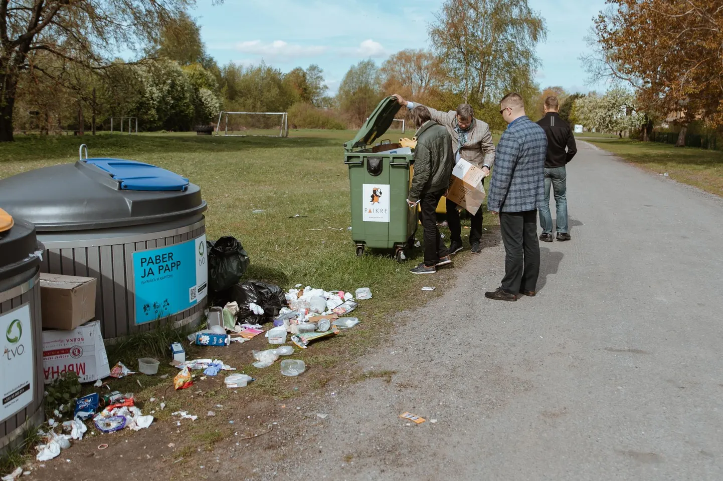 Pilt Vana-Pärnu prügimajandusest tekitab masendust.