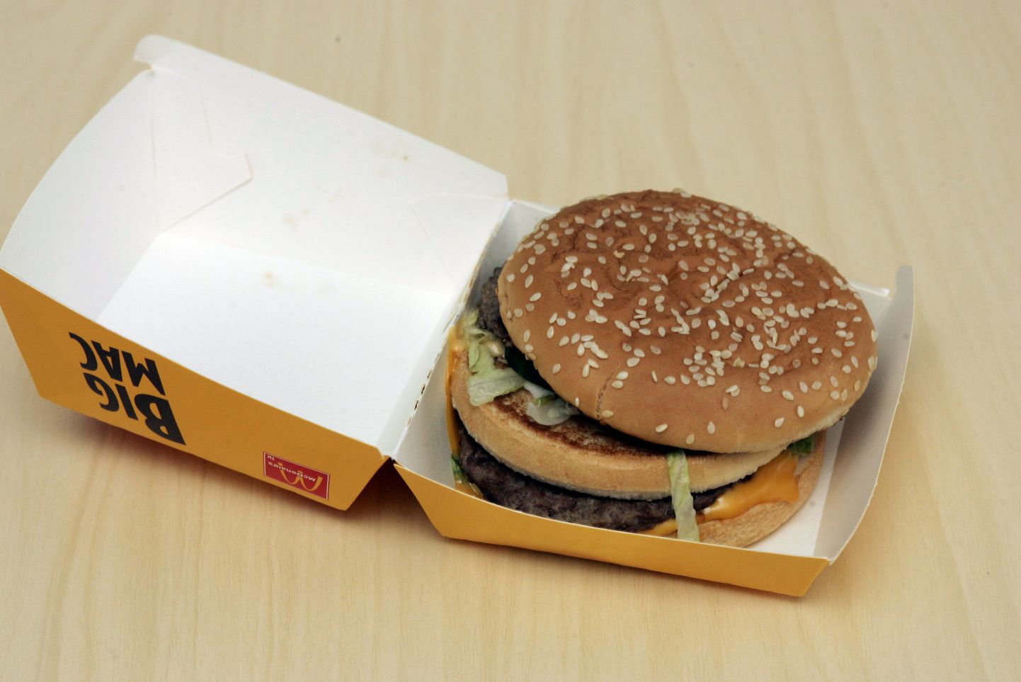 Pildil McDonald`si hamburger Big Mac.