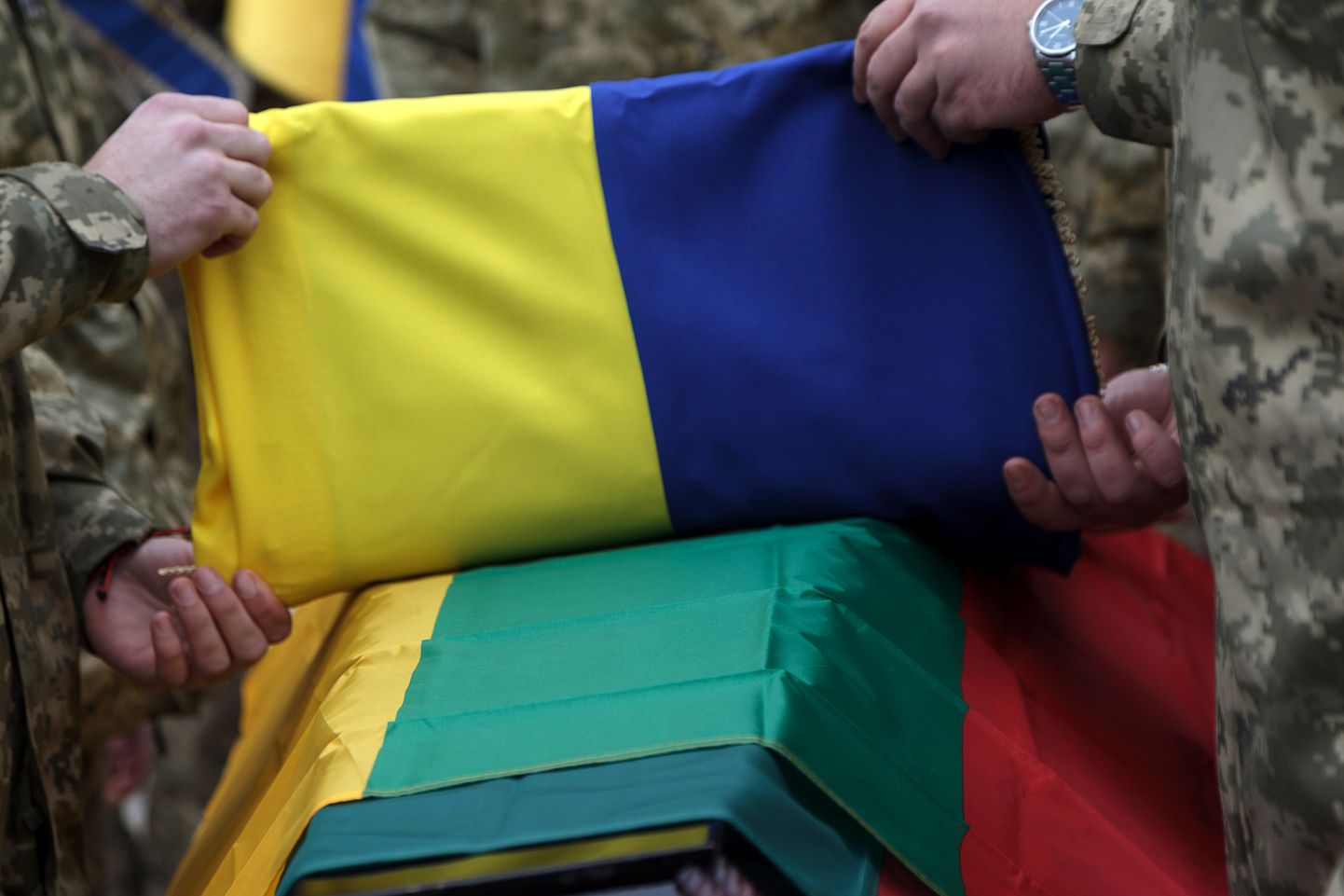 Leedu püsib Ukraina selja taga. Pilt on illustreeriv.