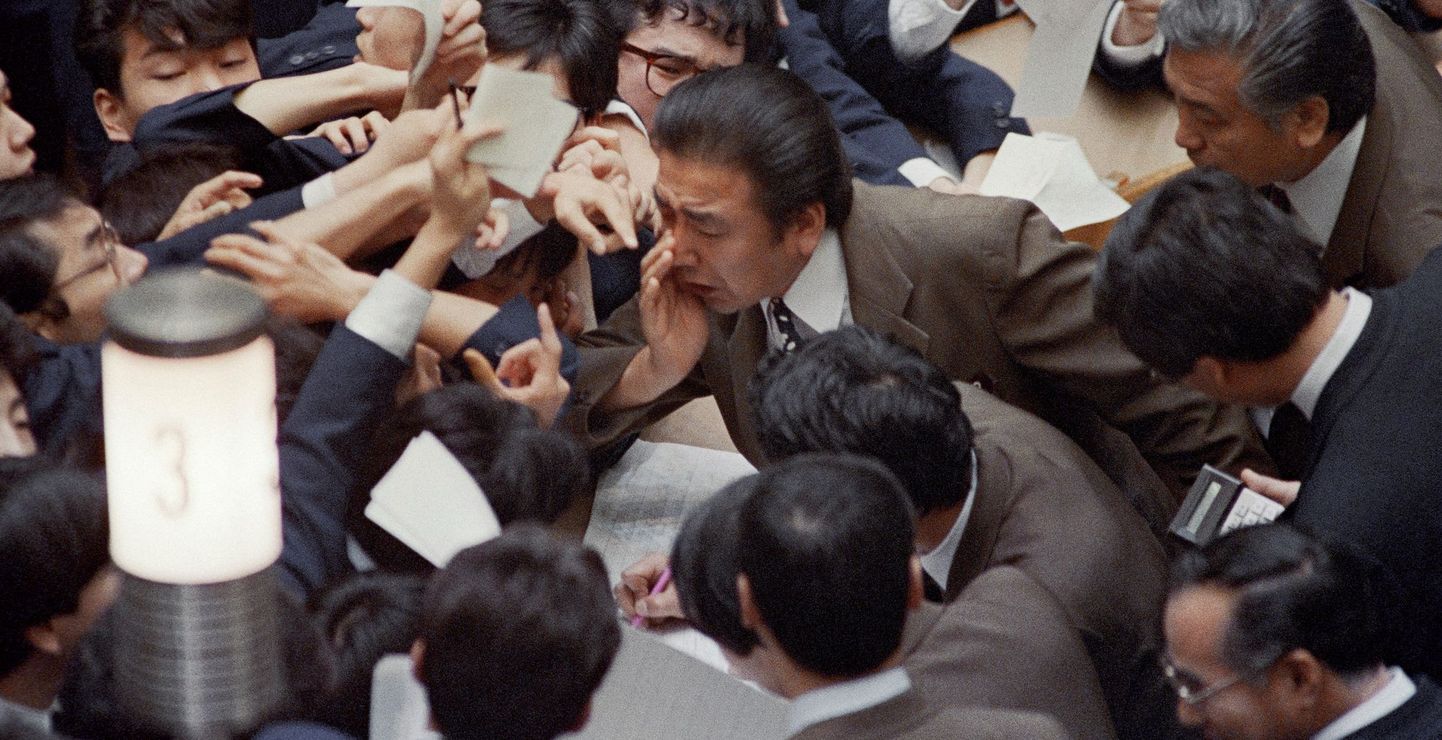 Tokyo börsimeeleolud 1980. aastatel.