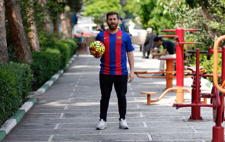 Vale-Messi, iraanlane Reza Parastesh