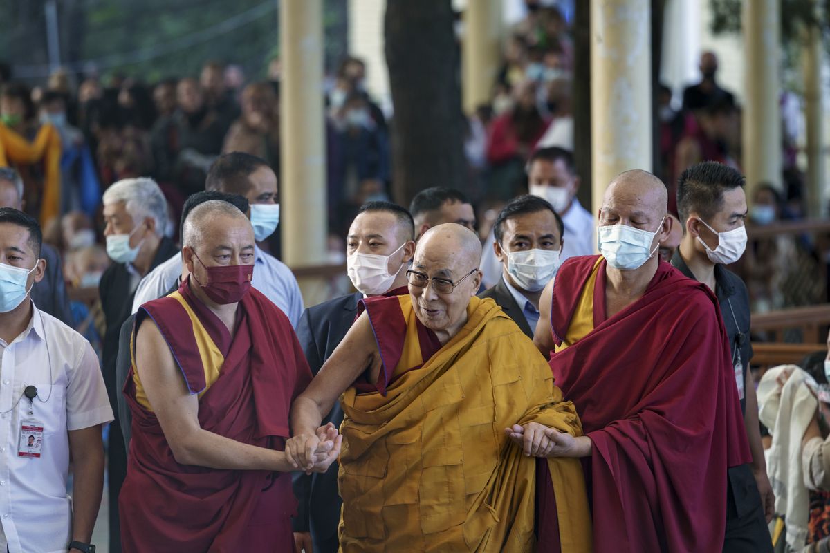 Dalailama Indijā. 2022.gada 3.oktobris