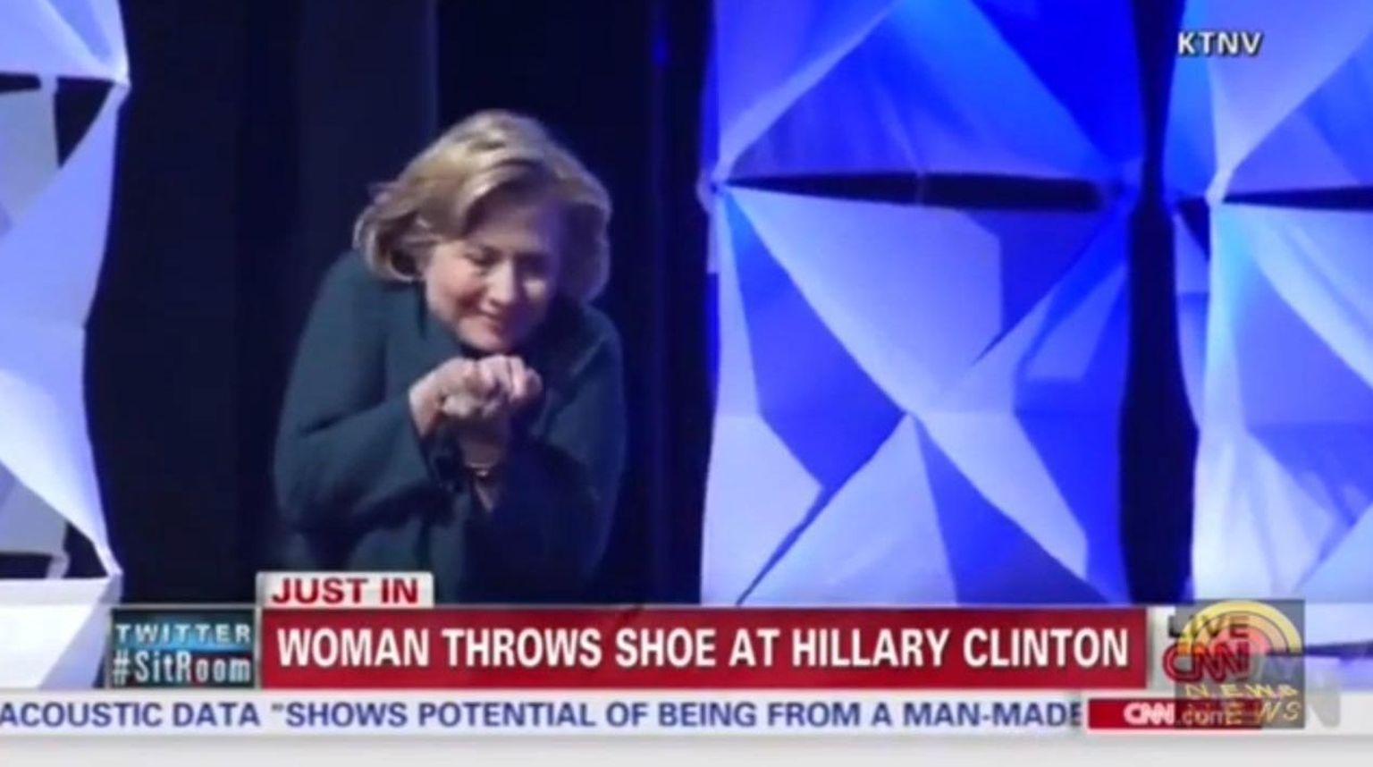 Hillary Clintonit visati kingaga