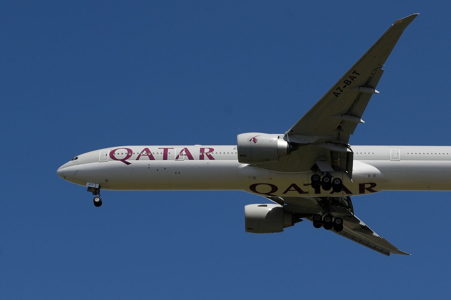 Qatar Airways lennuk.