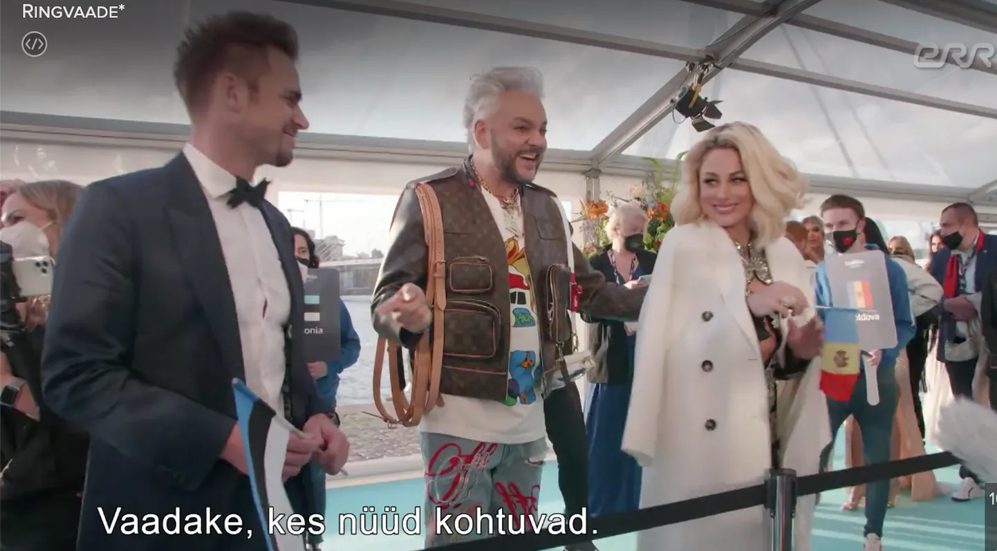 Uku Suviste,  vene laulja Filipp Kirkorov ja Moldova esindaja Natalia Gerdienko.