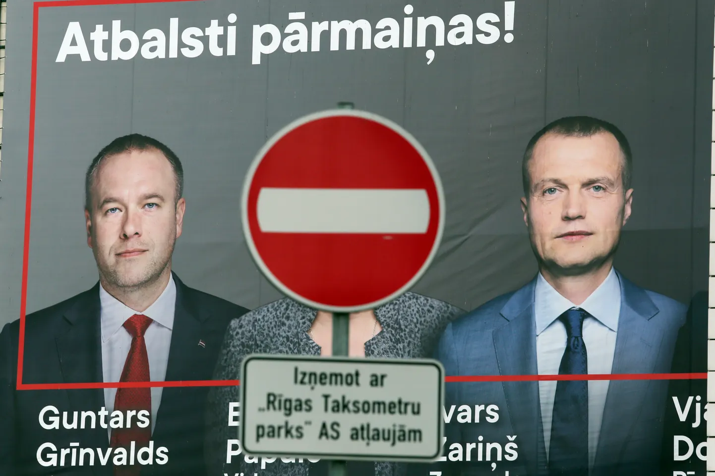 Partijas "Saskaņa" 13.Saeimas vēlēšanu reklāma. Ilustratīvs foto