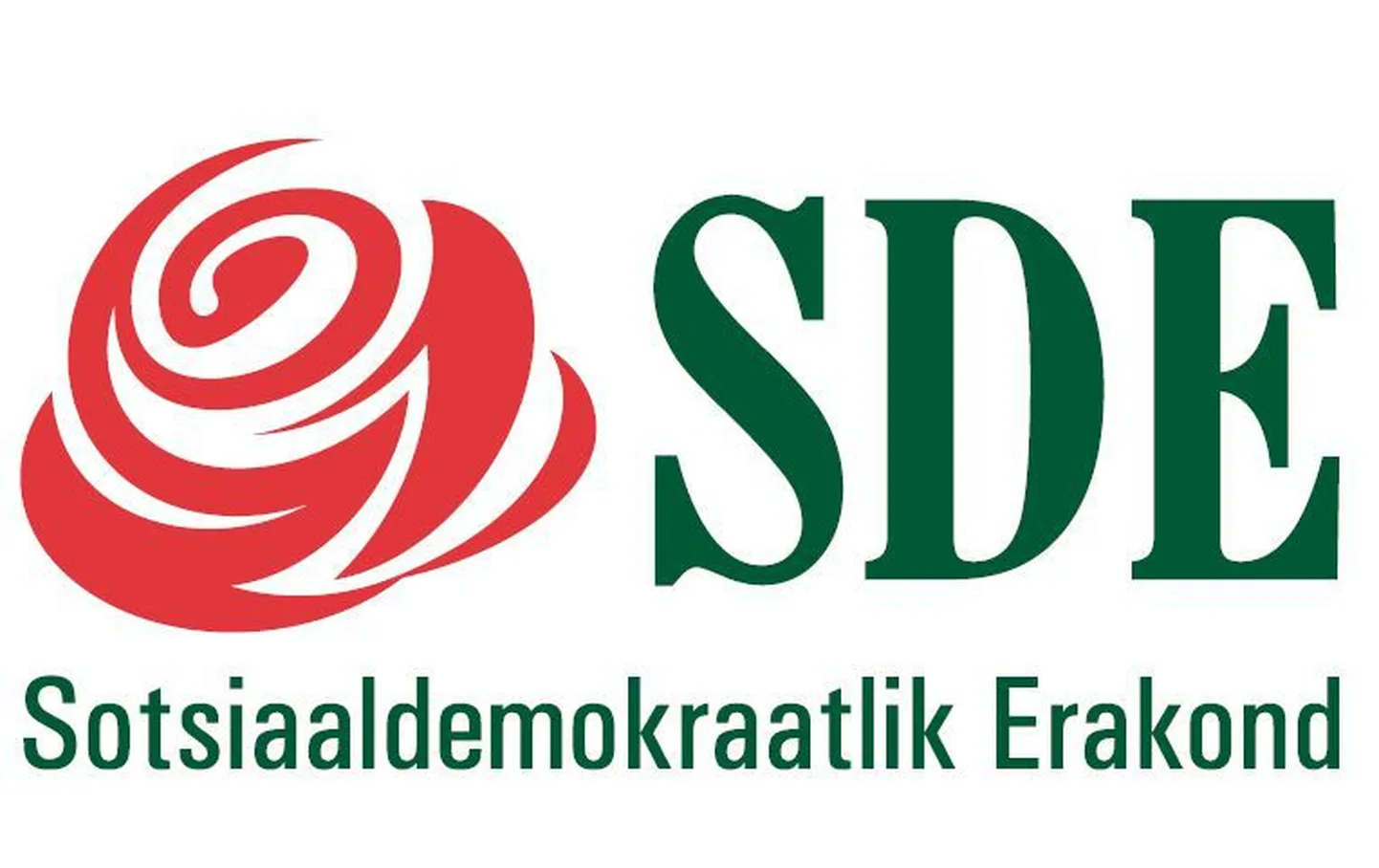 Логотип Социал-демократической партии. Иллюстративное фото.
