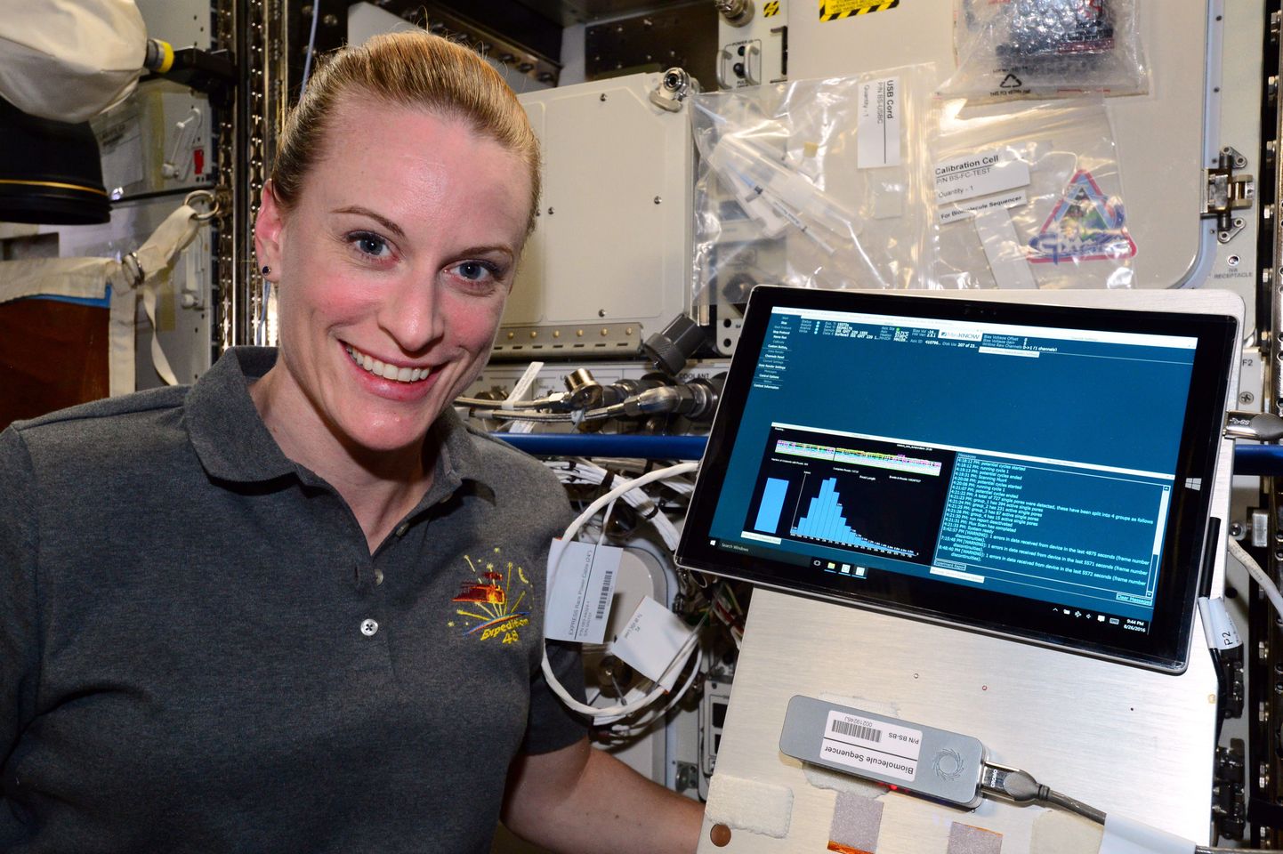 Maa orbiidil DNA sekveneerinud NASA molekulaarbioloog Kate Rubins.