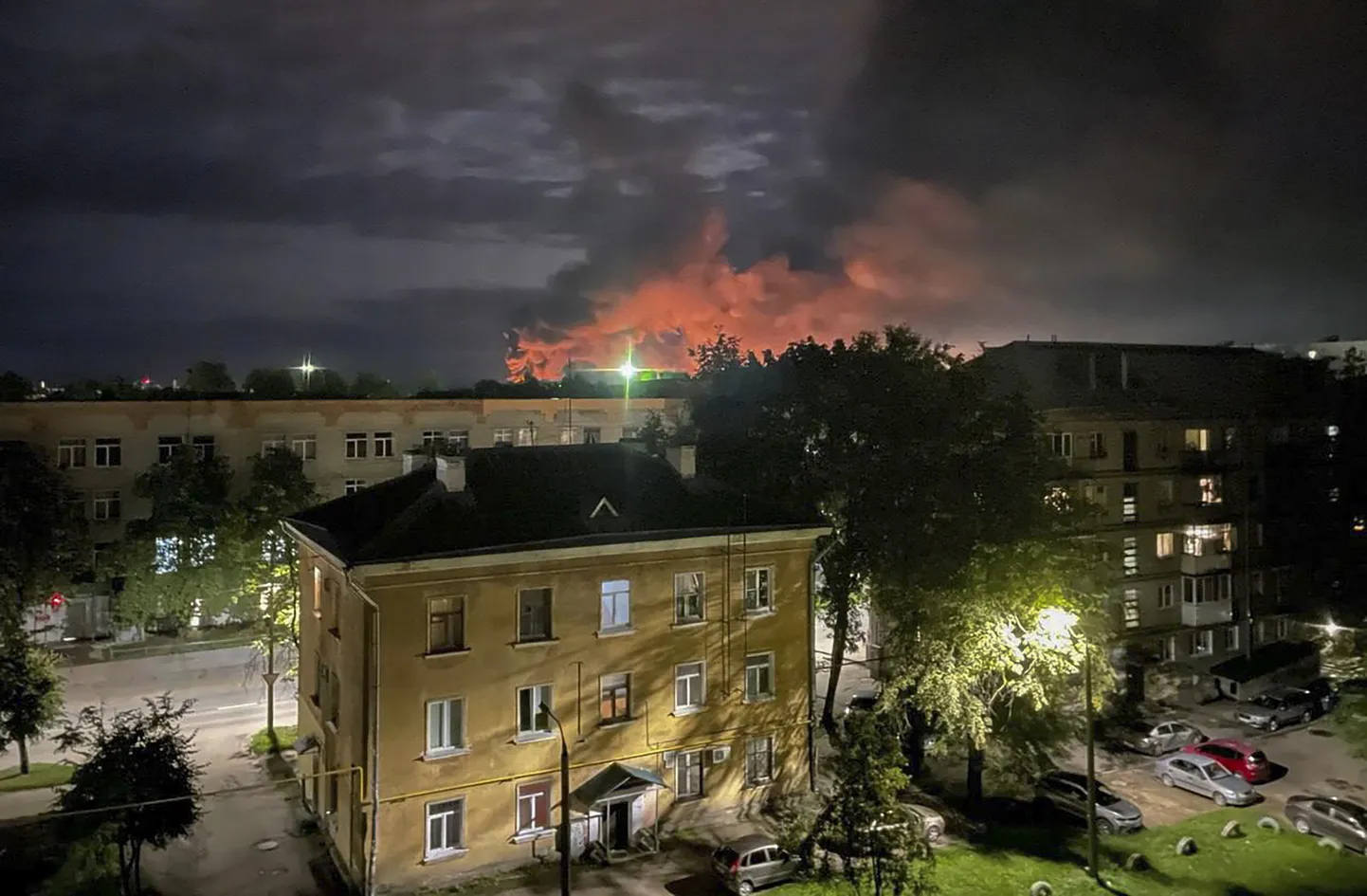 Eelmises rünnakus hävis Pihkva lennuväljal droonirünnakus mitu Venemaa sõjatranspordilennukit