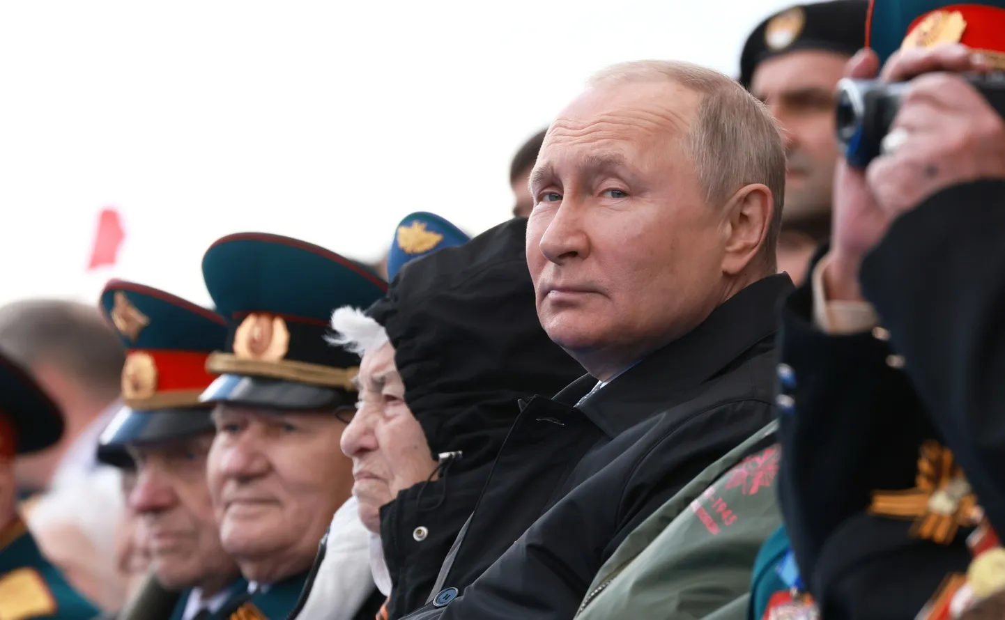 Путин на военном параде 9 мая 2023 года