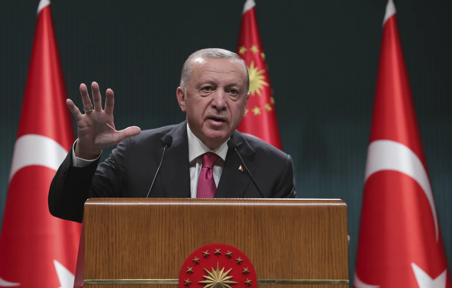 Türgi president Recep Tayyip Erdogan vaenab intressihuvigruppe