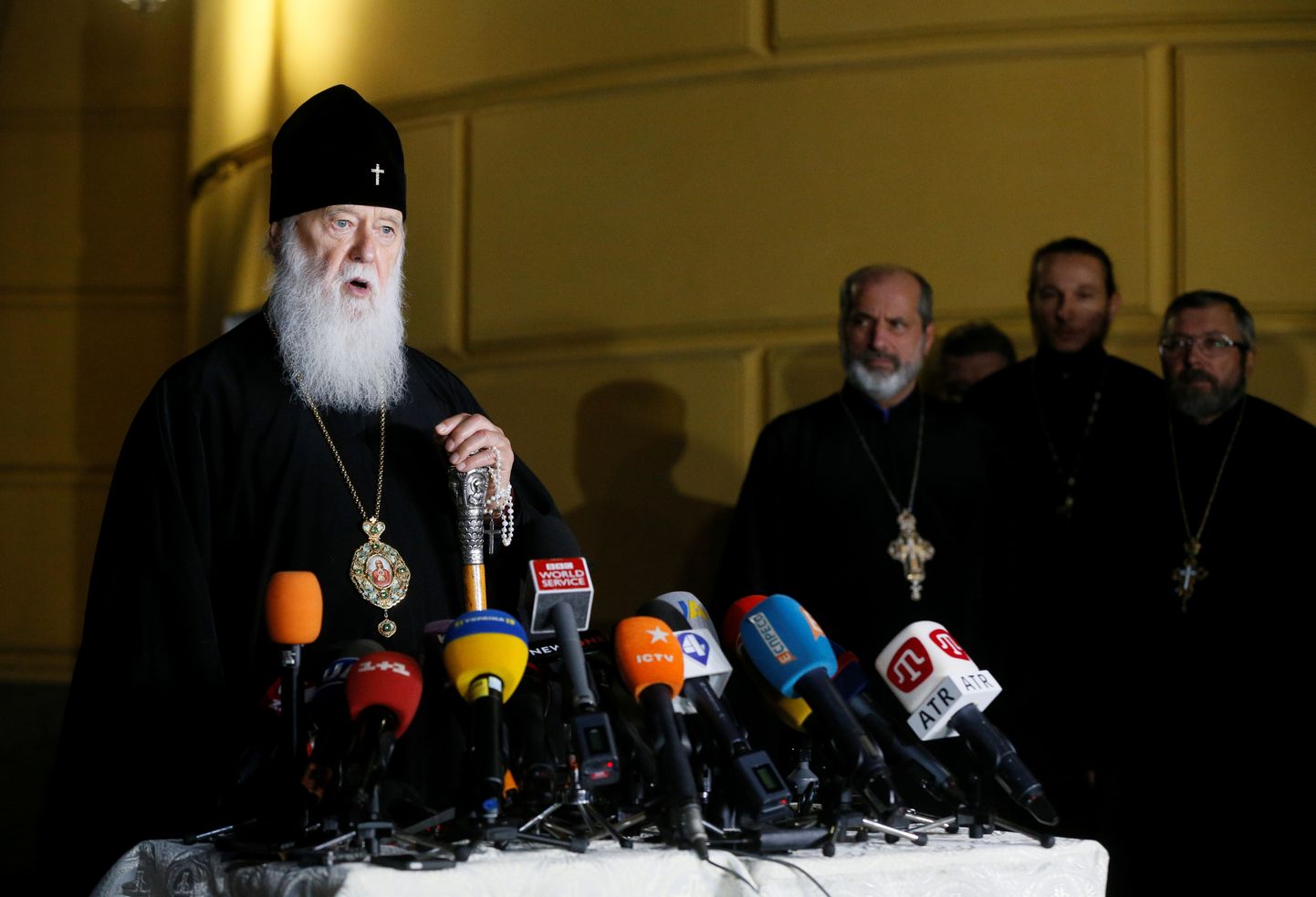 Ukrainas pareizticīgās baznīcas galva patriarhs Filarets