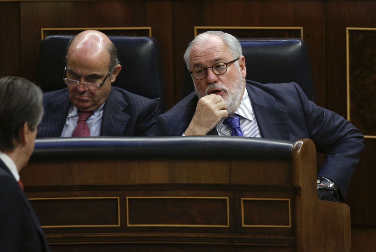 Miguel Arias Cañete (paremal) Hispaania parlamendis.