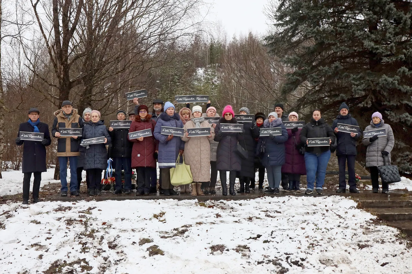 Aktsiooni "We Remember" eesmärk on mitte lasta holokausti õudustel ununeda ja korduda.