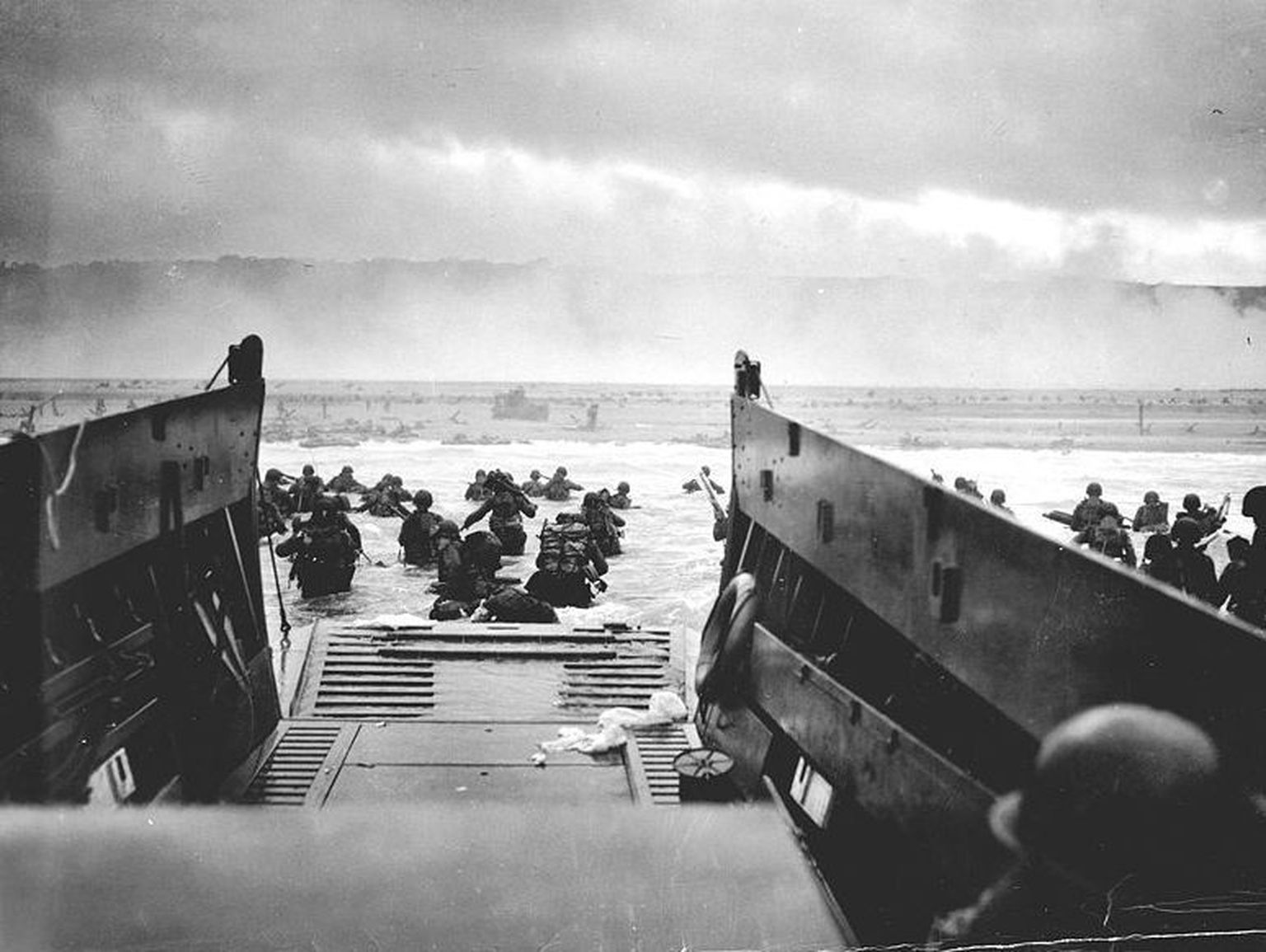 Normandia dessant 1944. aastal. Fotol ameeriklased