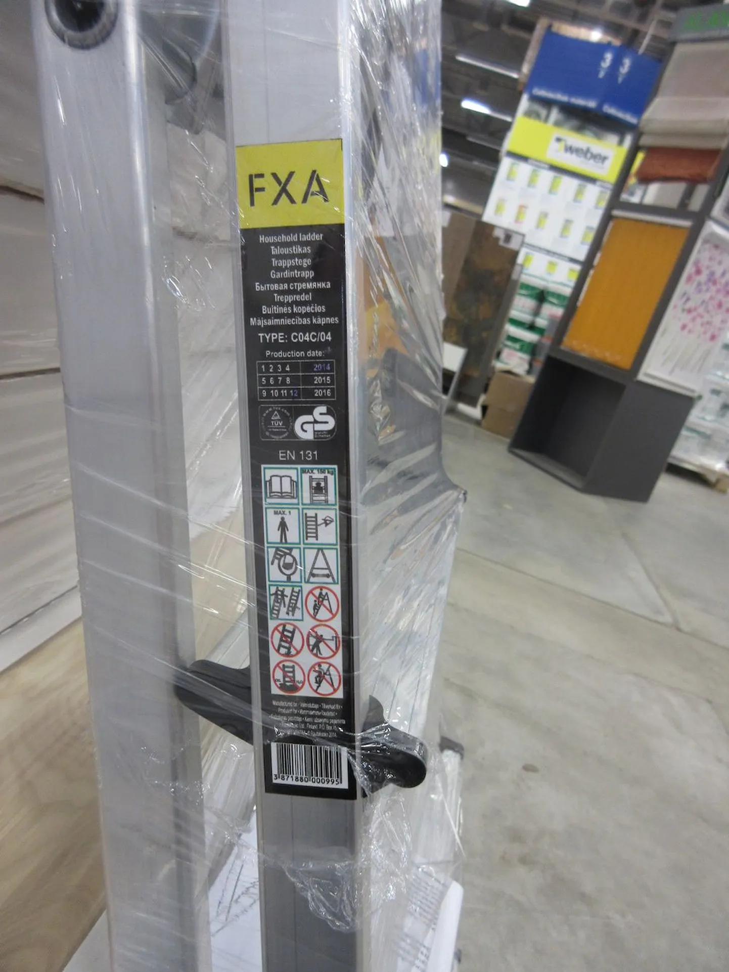 Tegemist on FXA treppredeliga C04C/04, mille EAN kood on 3871880000995.