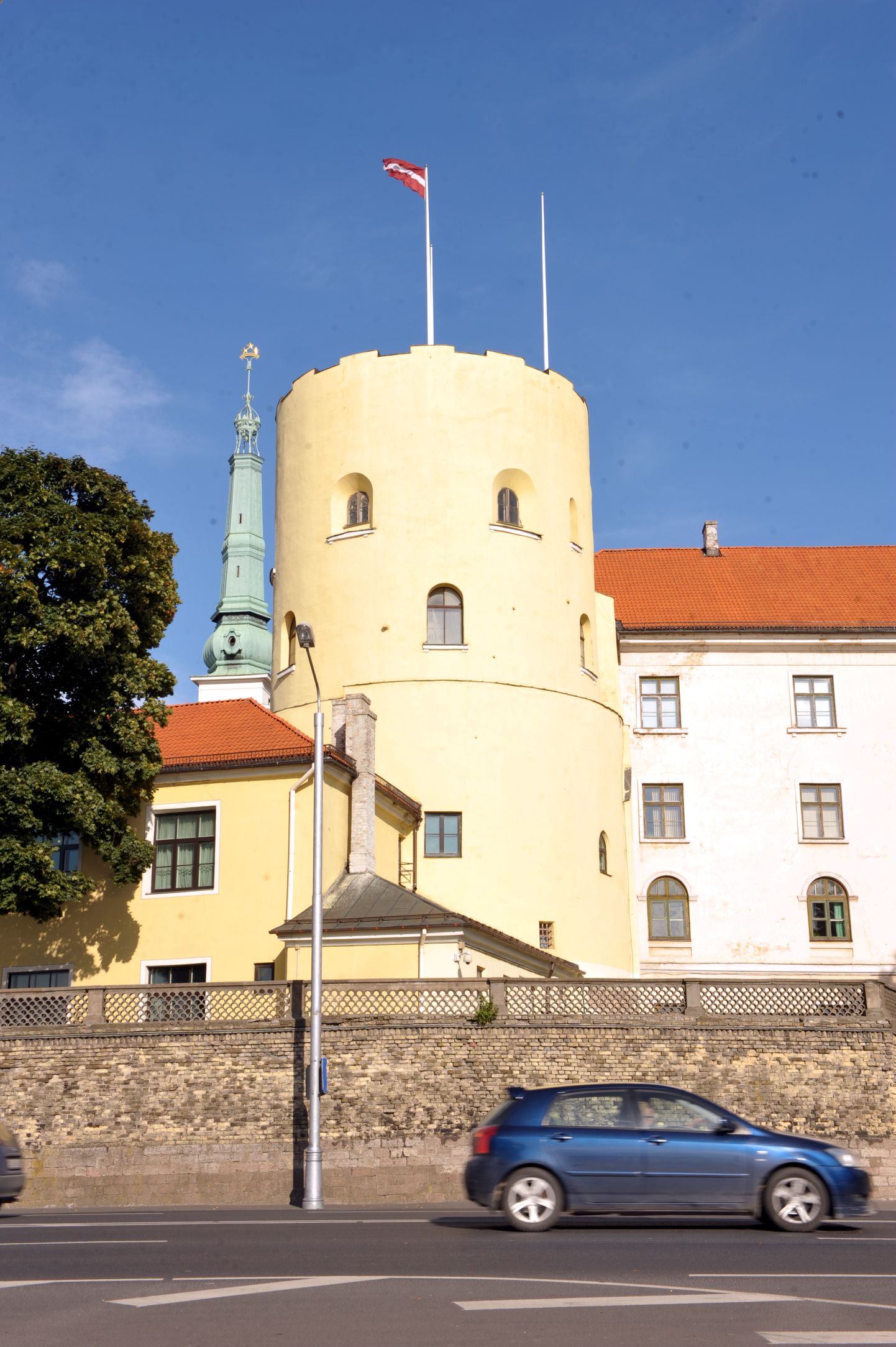 Latvijas Republikas prezidenta pils Svētā Gara tornis.
