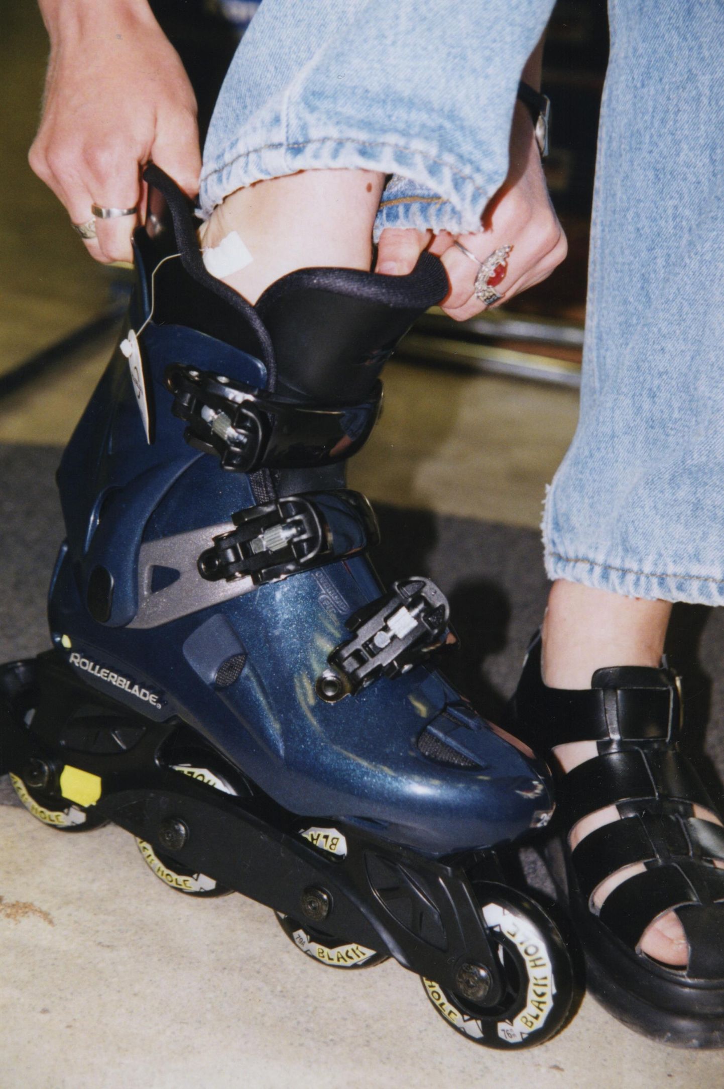 Rulluiskude puhul on oluline, et saapad oleksid mugavad ja rattad kummist. Pilt on illustreeriv.