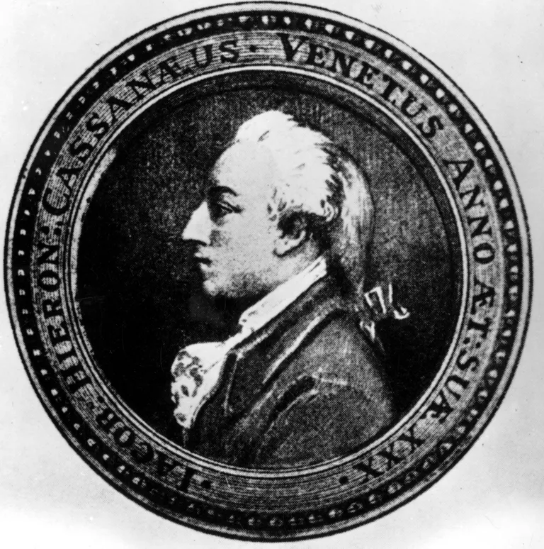 Miniatuur, millel on kujutatud Giacomo Casanovat