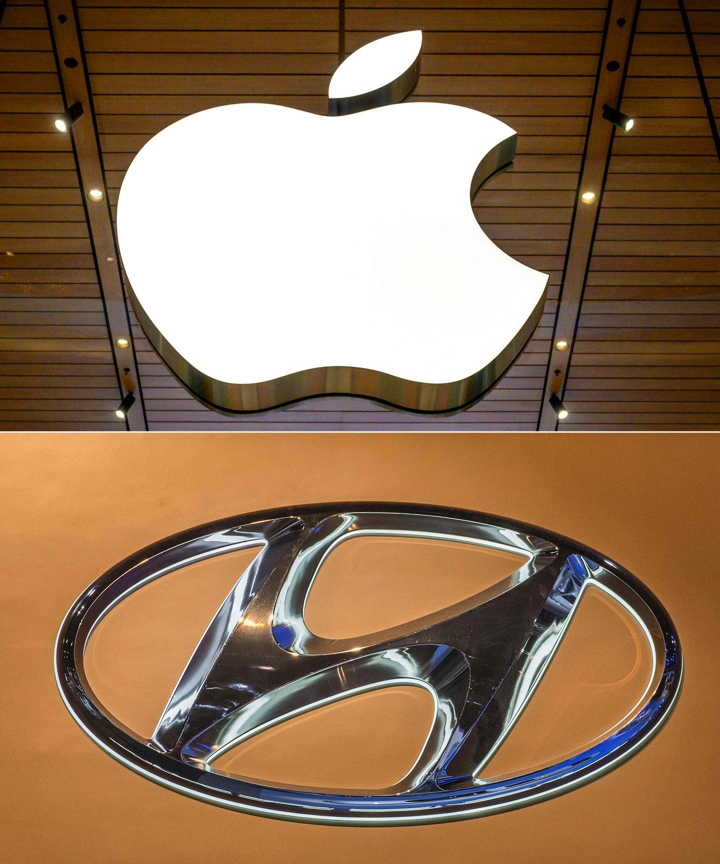 Hyundai logo.