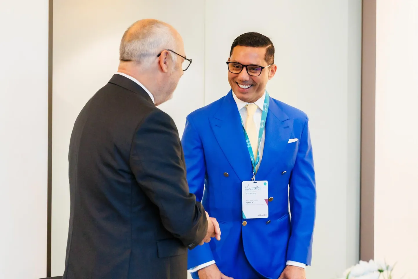 President Alar Karis ja Omar Ashour tänavusel Lennart Meri konverentsil.