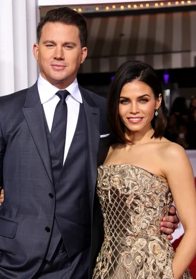 Channing Tatum abikaasaga (PA Images)