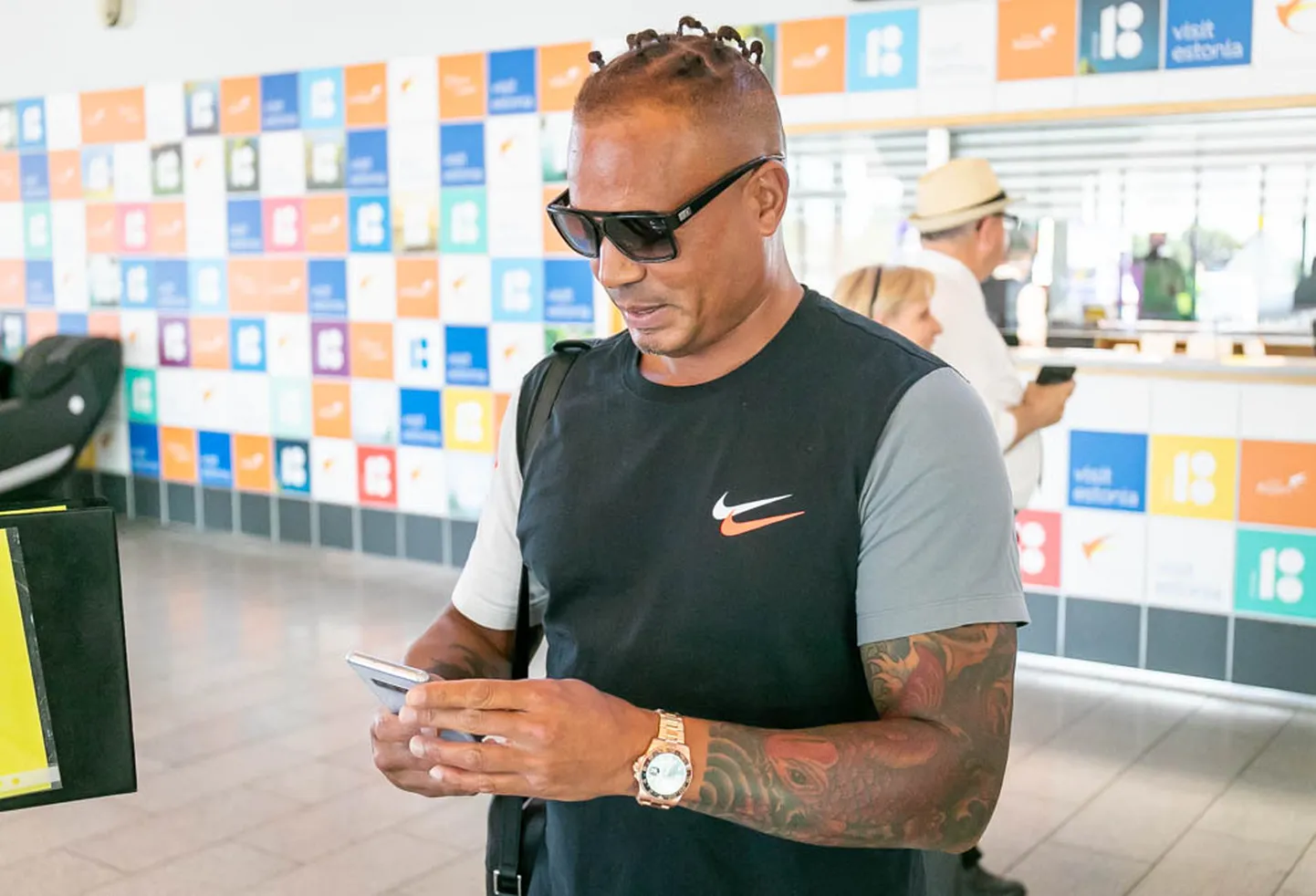 Haddaway 2019. aastal Tallinna lennujaamas