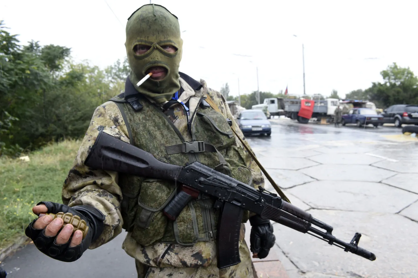 Venemeelne separatist Donetskis.