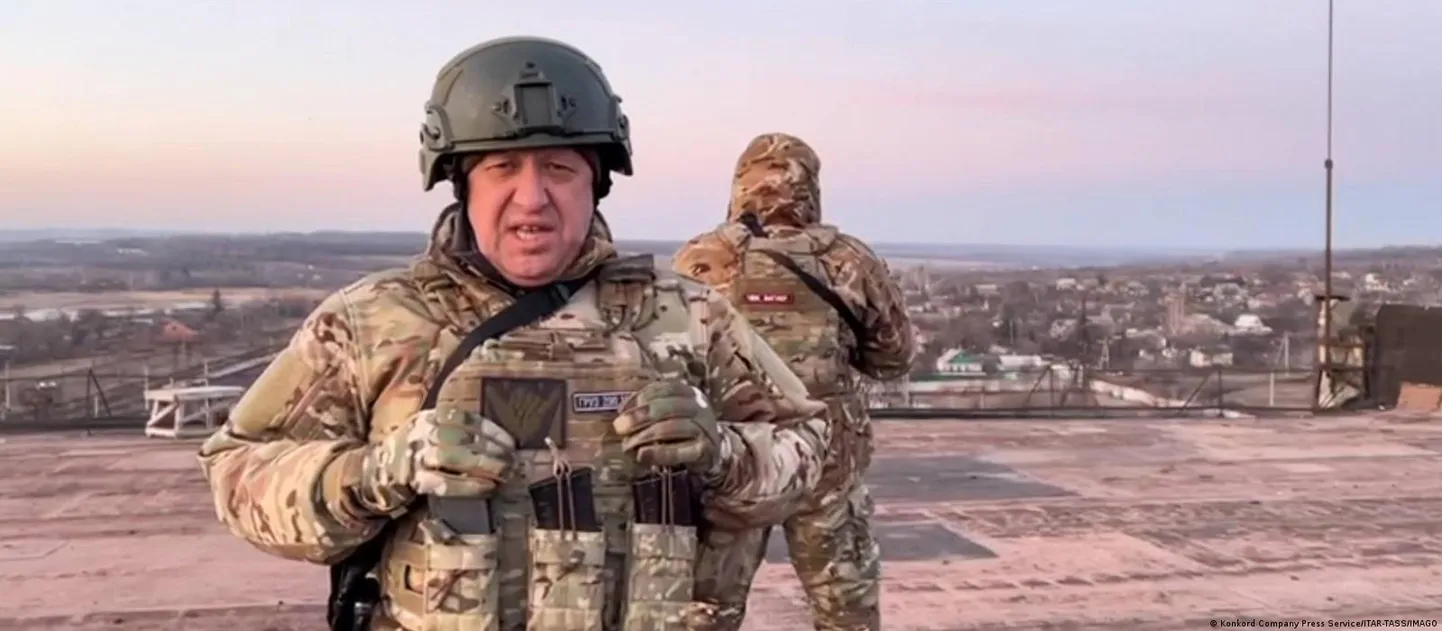 Евгений Пригожин в Бахмуте, март 2023