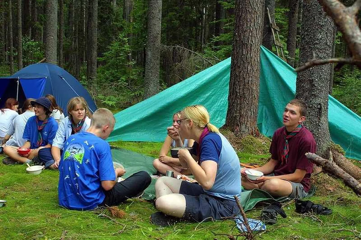 Tagametsa skaudilaager Järvamaal.