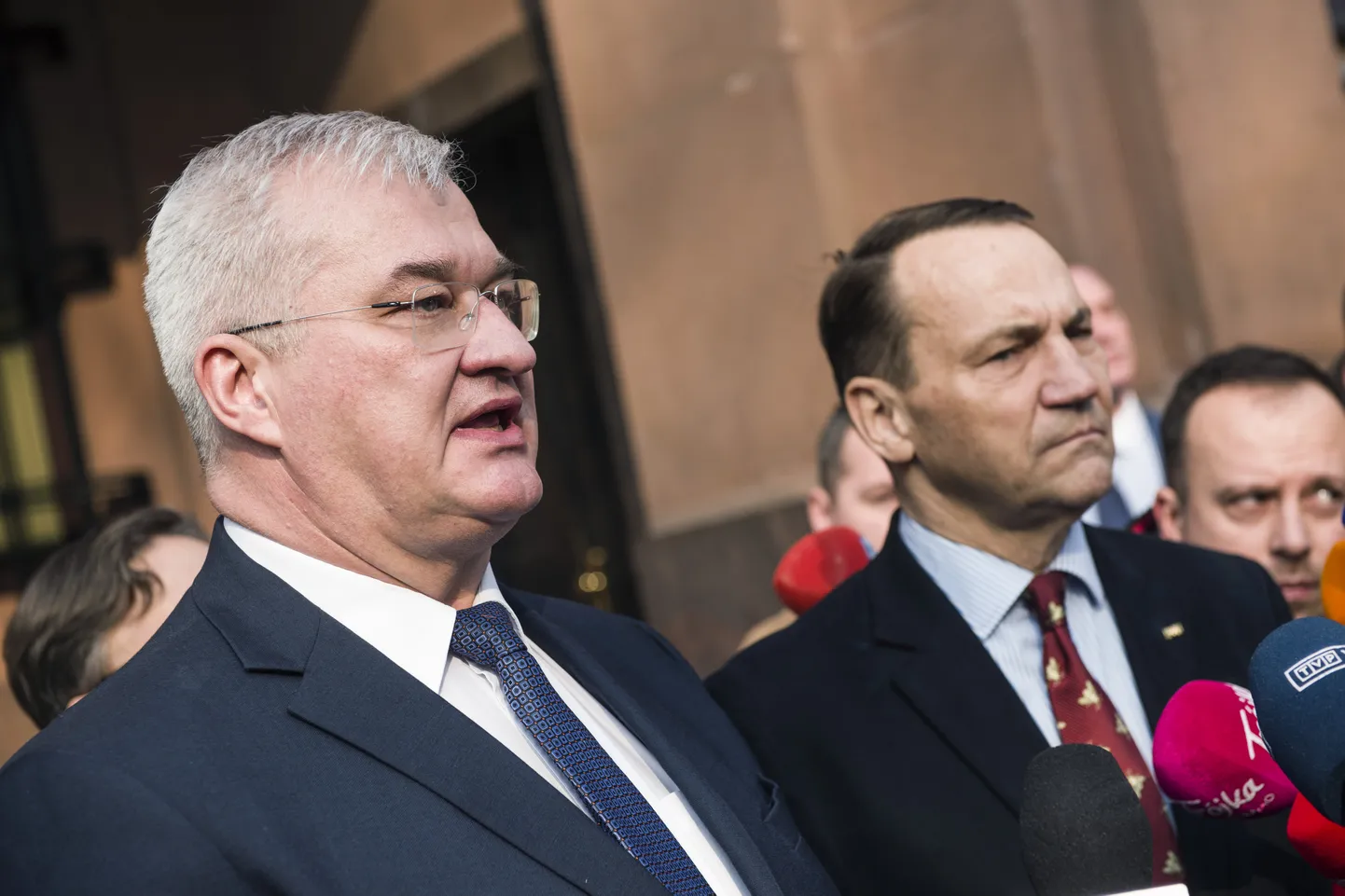 Andri Sõbiha ja Radosław Sikorski.