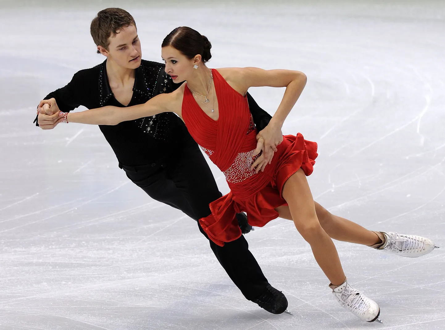 Irina Štork ja Taavi Rand Vancouveri olümpiamängudel.