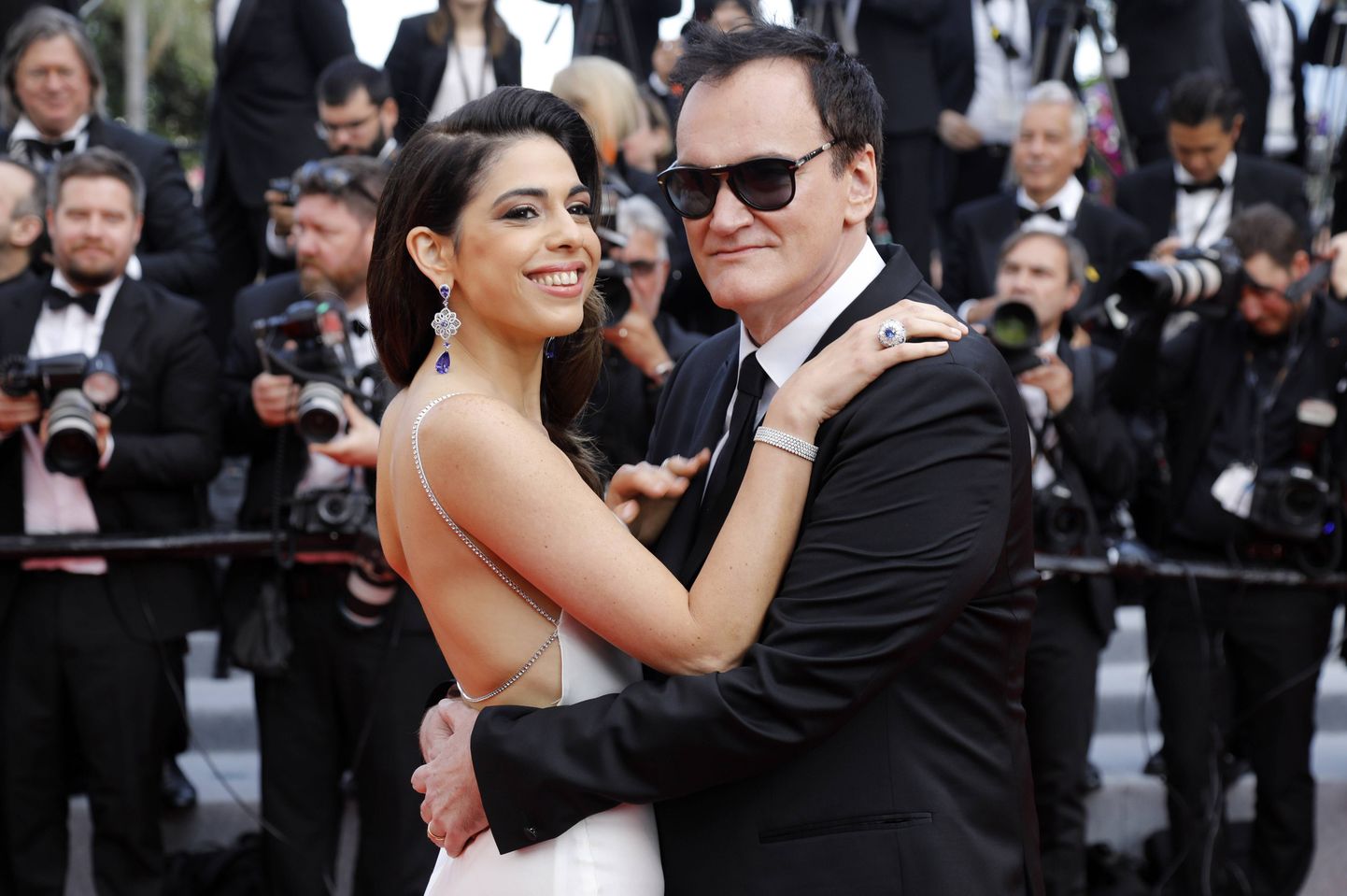 Quentin Tarantino abikaasa Daniella Pickiga Cannes'i filmifestivalil 2019