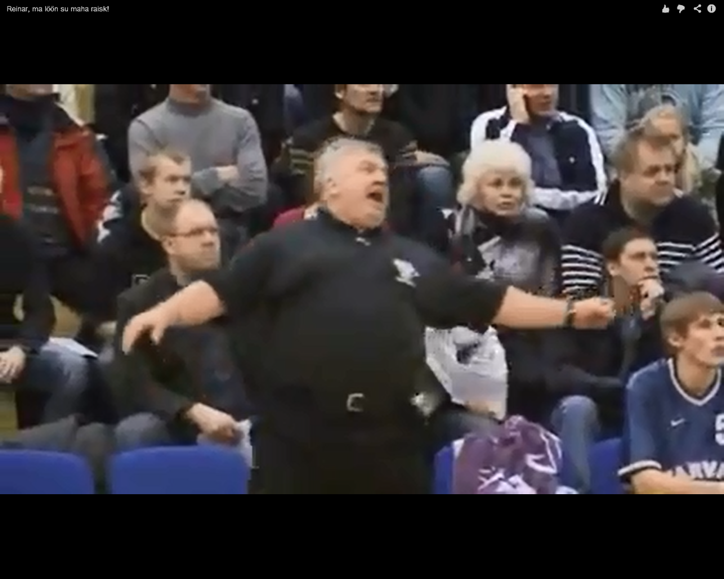 Youtube`i laeti üles humoorikas video sellest, kuidas Andres Sõber lubab hetkel Eesti korvpallikoondise ühe põhitala, Reinar Halliku maha lüüa