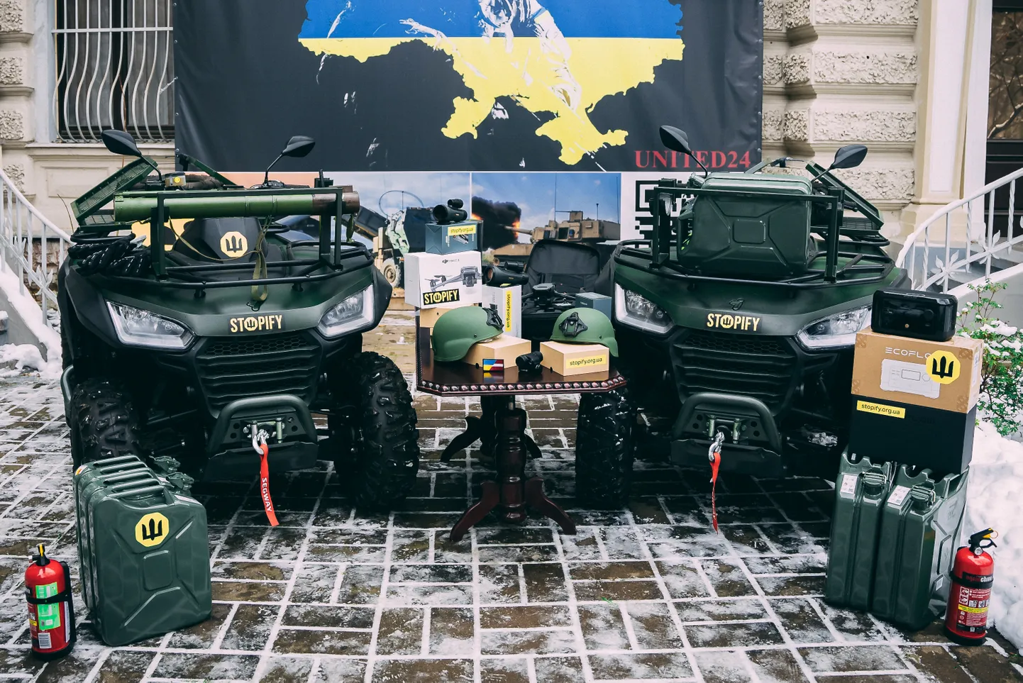 Pirmais "Stopify" sūtījums dodas uz Ukrainu