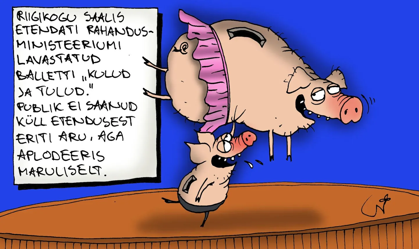 Päeva karikatuur FOTO: Urmas Nemvalts
