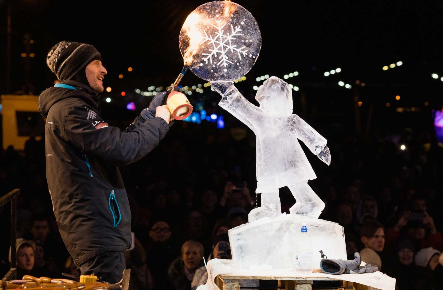 Krāšņi izskanējis 21. Starptautiskais Ledus skulptūru festivāls