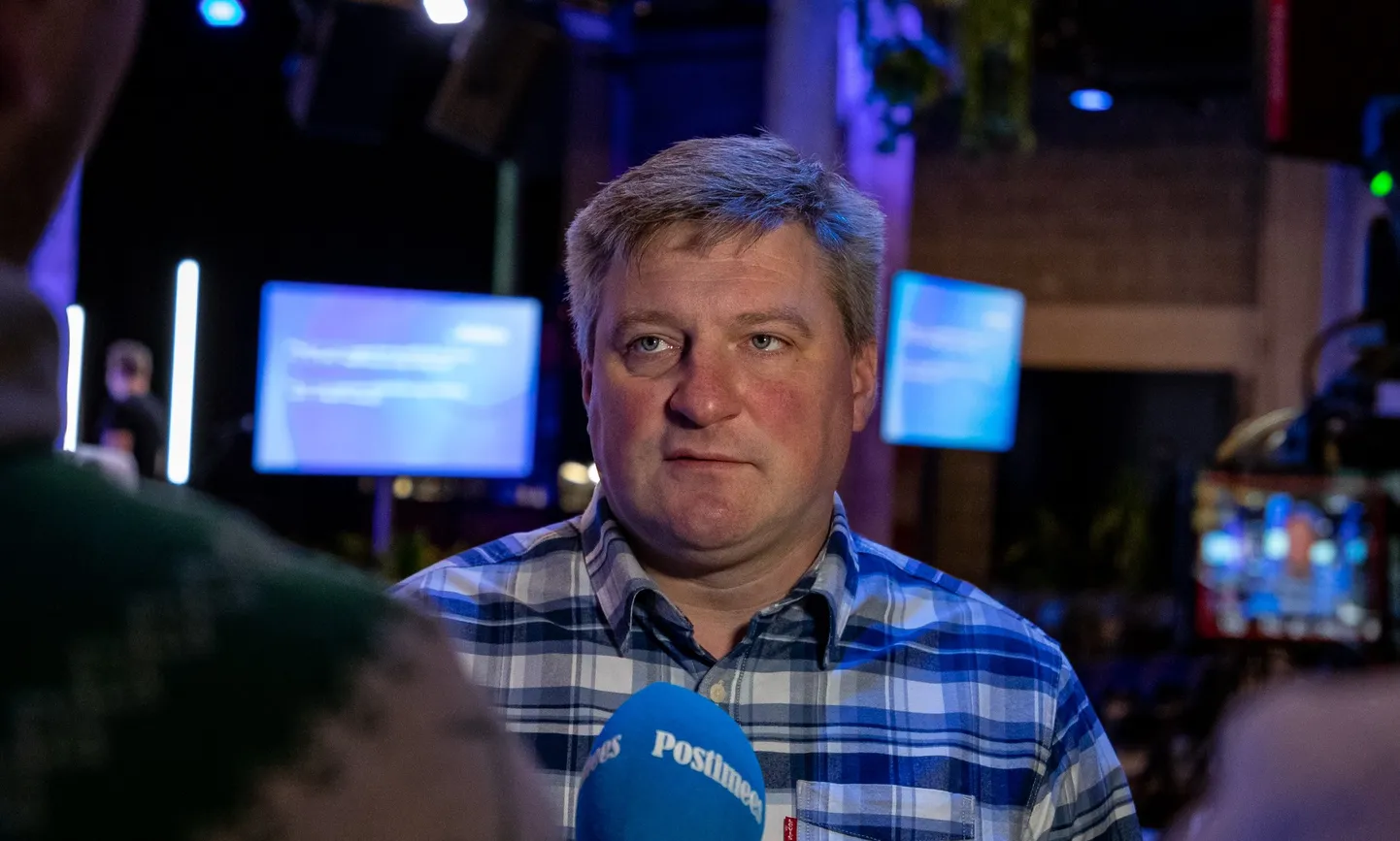 Петербургский журналист Сергей Ковальченко на конференции Postimees, Таллинн, ноябрь 2022 года.