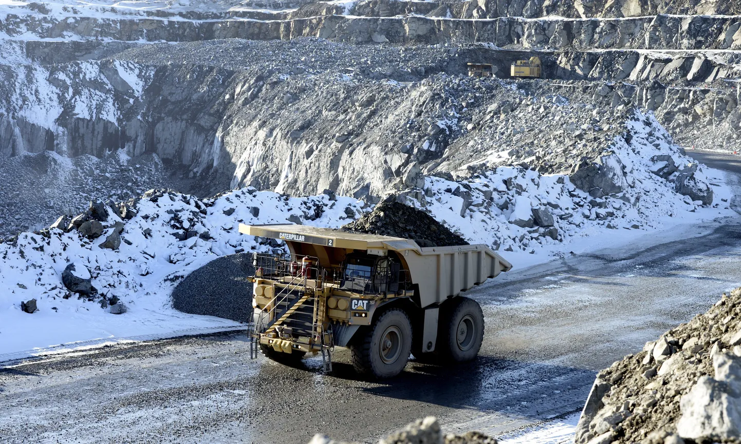 Kallur Kevitsa kaevanduses.