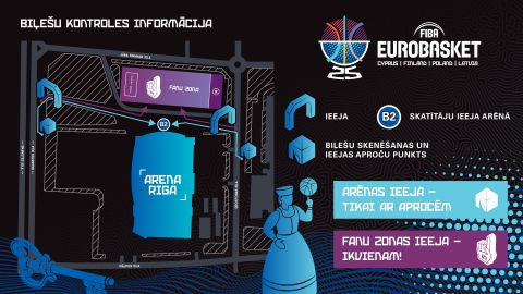 Eiropas čempionāta laikā Rīgā arēnā varēs iekļūt tikai ar aprocēm