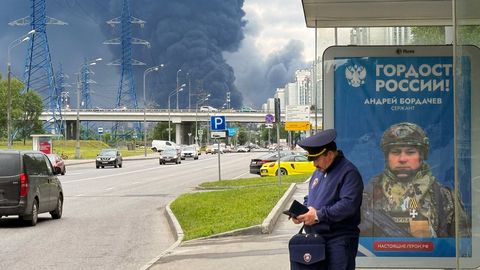 Moscow Oil Refinery Fire May Have Been Caused by Russian Air Defense Missile