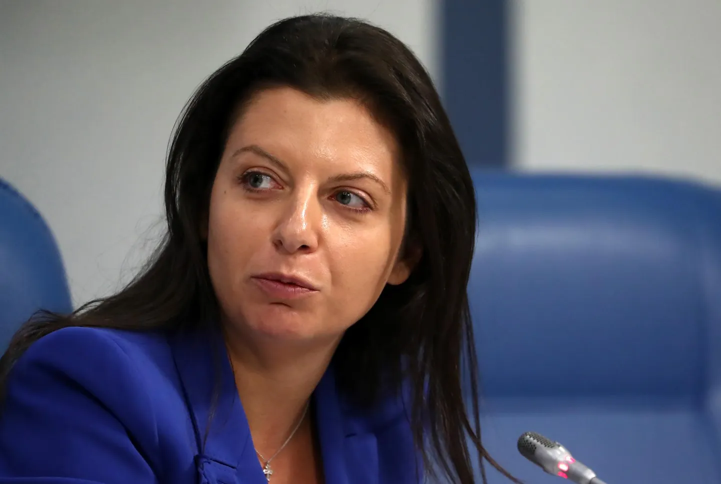 Russia Today (RT) juht ja Kremli esipropagandist Margarita Simonjan lubas Putinit aidata, et «käimlas inimsööjaid tappa» . FOTO: Anton Novoderezhkin/tass/scanpix