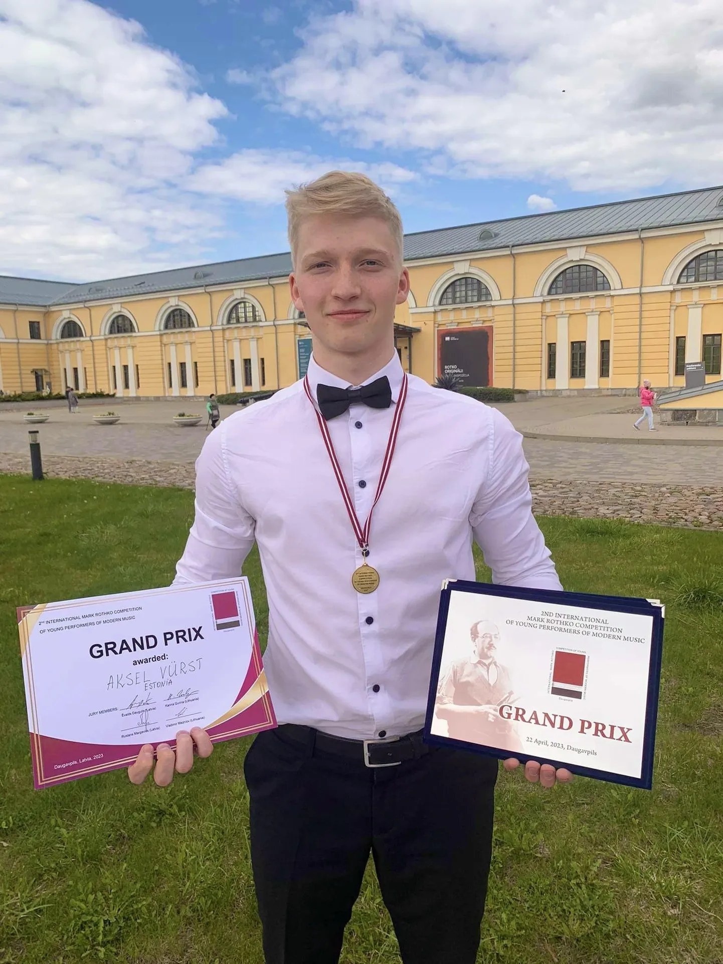 Räpina vallast pärit Aksel Vürst oli Daugavpilsis väga edukas.