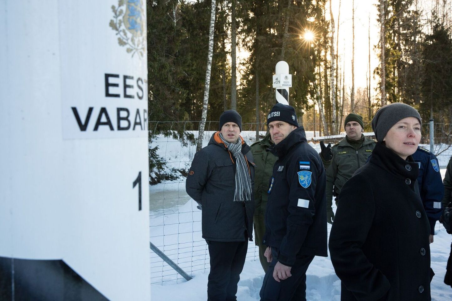 Reedel tutvuti olukorraga kagupiiril ja külastati Eesti-Läti-Vene piiri kolmikpunkti.