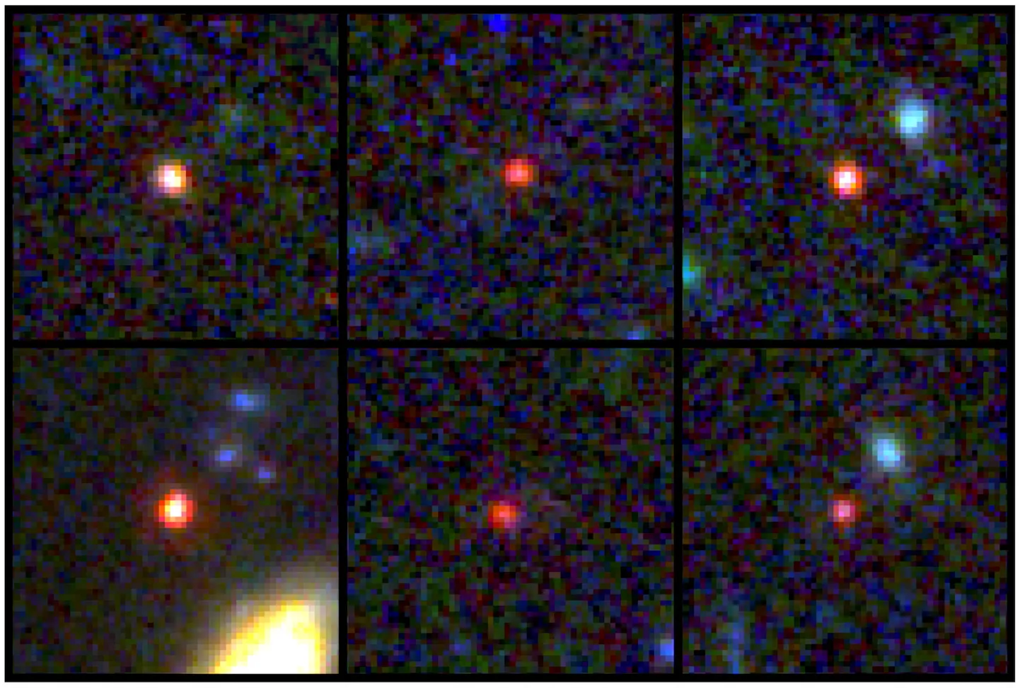 Новые галактики, обнаруженные телескопом "Джеймс Уэбб"