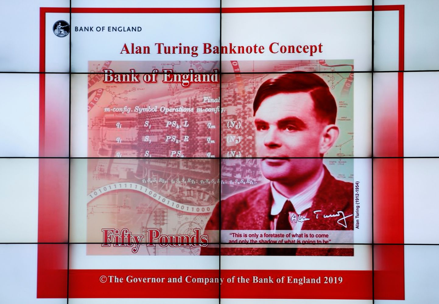 Inglise 50 naela uuel kupüüril ilutseb koodimurdja Alan Turing