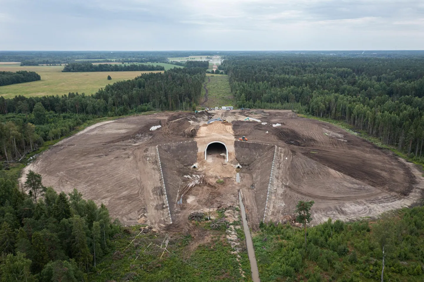 Rail Baltic on üks suurprojektidest, millel on väga suur looduslikke elupaikasid hävitav mõju. Tagadi ökodukti ehitustööd.
