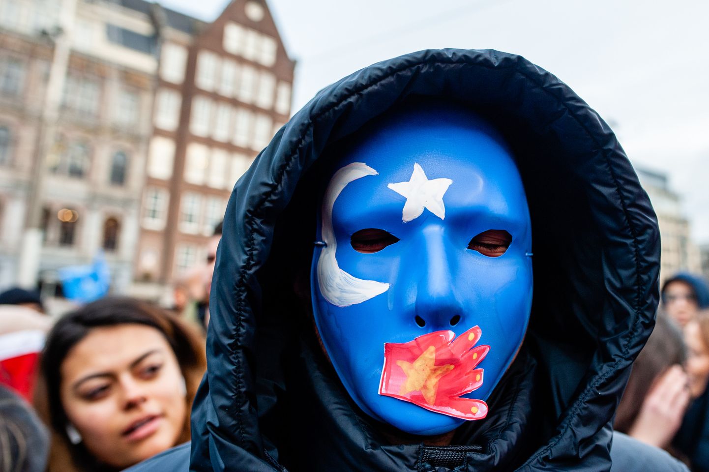 Meeleavaldus uiguuride toetuseks Amsterdamis mullu detsembri lõpus.