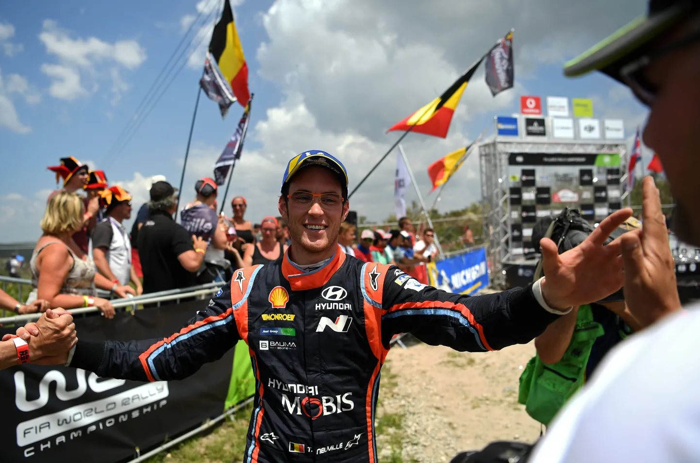 Thierry Neuville eelmisel aastal Sardiinia ralli finišis
